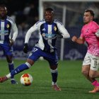 Abdoulaye Keita en el partido contra el Talavera.