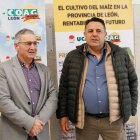 Lorenzo Rivera y Apolinar Castellanos, antes del inicio de la jornada.