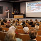 Conferencia sobre el síndrome de piernas inquietas.