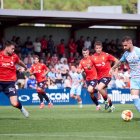 Imagen del partido de la primera vuelta Osasuna Promesas-Ponferradina, que acabó 0-0.