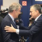 Feijóo y Esteban el miércoles, durante su encuentro en Bilbao.