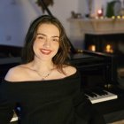 Retrato de la pianista.