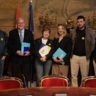 La plataforma de Feve con Alicia García y Antonio Silván en el Senado.