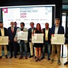 Las empresas leonesas ganadoras de la edición Premio Pyme del año en León en 2025..