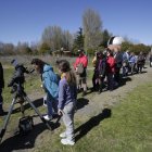 Observación de un eclipse solar parcial en León.
