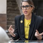 Laura Baena, durante la entrevista.