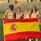 Tilena Martínez, segunda por la izquierda.
