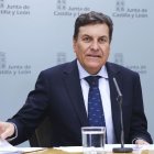 El consejero de Economía y Hacienda y portavoz, Carlos Fernández Carriedo.