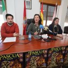 La alcaldesa en la presentación de la Pascua 2026.