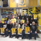 Momento de la presentación del campus de fútbol de la UDLP.