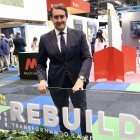 Quiñones ayer, en la Rebuild.
