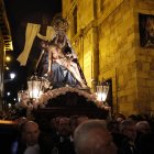 La Procesión de La Dolorosa, da inicio a la Semana Santa en la capital leonesa.