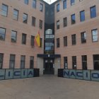Dependencias de la Policía Nacional en Ponferrada (León), donde se ha desarticulado un grupo criminal organizado especializado en el robo de cobre.