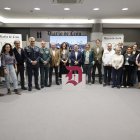Un momento de la presentación de las Justas esta mañana en el Club de Prensa del Diario de León