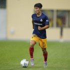 El delantero y goleador del FC Andorra Kim Min-Su acude a la llamada de Corea de Sur.