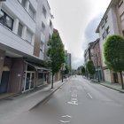 Avenida de Galicia de Gijón, donde se produjo el accidente.