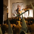 El Santo Cristo de la Redención, en la procesión de La Placa.