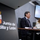 El consejero en funciones de Economía y Hacienda y portavoz, Carlos Fernández Carriedo.