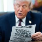 El presidente norteamericano, Donald Trump, en el Despacho Oval de la casa Blanca.