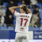 El culturalista Iván Calero se lleva las manos a la cabeza en un lance del juego.