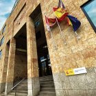 Fachada de la sede judicial de León.