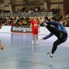 Gonzalo Pérez volvió a ser uno de los más destacados del Ademar y se llevó el MVP del partido.