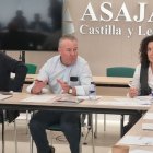 Los responsables de la organización, este lunes en Valladolid.