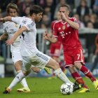 Imagen de un enfrentamiento previo en Champions entre Real Madrid y Bayern Munich.