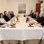 El alcalde de León, José Antonio Diez, junto a parte de la Corporación Municipal, asiste a la tradicional legacía preparatoria para la ceremonia de Las Cabezadas