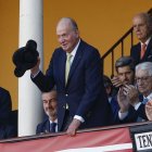 Juan Carlos I el Domingo de Resurrección en la Maestranza de Sevilla.
