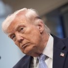 Foto de archivo del presidente Donald Trump del 6 de abril de 2026. EFE/YURI GRIPAS.
