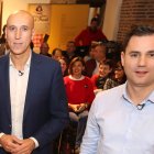 El alcalde de León, José Antonio Diez y el secretario provincial del PSOE, Javier Alfonso Cendón