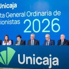 Junta general de Unicaja, ayer.