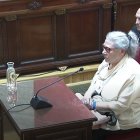 La empresaria Carmen Pano durante su declaración como testigo en el juicio de las mascarillas en el Tribunal Supremo, a 9 de abril de 2026, en Madrid (España).