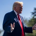 Imagen del presidente de los Estados Unidos, Donald Trump. BONIE CASH