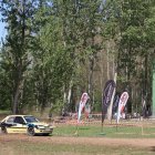 Pedfro César Gamón, con su Citroën Saxo, se llevó el triunfo en Villoria de Órbigo.