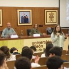 Participantes en la jornada de puertas abiertas en el Campus de Ponferrada.