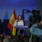 La ministra en su visita de octubre a La Térmica.