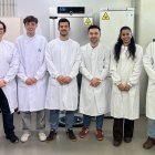 Los investigadores Blanca Lorente Torres, Sergio Fernández Martínez, Jesús Llano Verdeja, Pablo Castañera Estrada, Helena Á. Ferrero y Michal Letek Polberg.