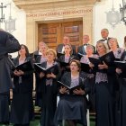 El concierto se celebró en el claustro del seminario de Astorga .