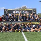 Bracic, quinrta por la derecha de pie, junto al resto de compañeras de la selección española.