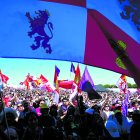 Celebración de la fiesta de CyL en Villalar de los Comuneros el año pasado.