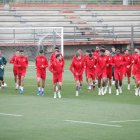 La plantilla de la Cultural Leonesa durante un entrenamiento de esta semana.