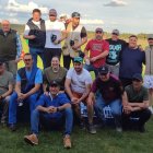 Foto de familia del pasado Provincial con el presidente federativo en León Miguel Fierro.