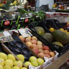 Un puesto de verduras y frutas en un mercado de Madrid EFE/ J.P.Gandul.