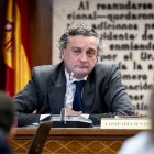El Director de la Asesoría Jurídica de Globalia en el momento del rescate de Air Europa, Ramiro Campos Gallego, durante una comparecencia ante la Comisión del Senado sobre la SEPI.