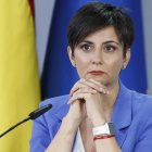  Isabel Rodríguez, durante la rueda de prensa.