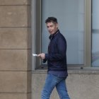 Mario Rivas, en los juzgados de Villablino en junio de 2023.