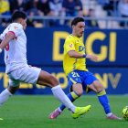 Un lance del Cádiz, 1-Cultural, 2 de la primera vuelta con goles de Barzic y Manu Justo.