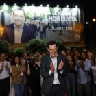 El candidato del PP a la reelección a la presidencia de la Junta de Andalucía Juanma Moreno abre la campaña electoral andaluza este jueves en Sevilla.